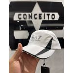 Boné Ea7 - Branco/Preto