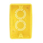 Caixa De Luz 4X2 Retangular Amarela - ADTEX