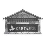 Caixa De Correio P/Muro Prata Nº8 38cmX17cmX20cm - Fortral