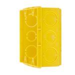 Caixa De Luz Tigreflex 4X4 Quadrada Amarela - Tigre