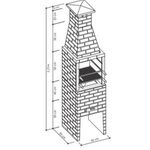 Churrasqueira Estilo 65cm Cerâmica - Atacadão Lazer