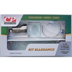 Kit Ellegance 5 Acessórios De Banheiro - Comercial Pinhati