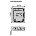 Quadro De Distribuição Para Disjuntores 12/16 - Fame