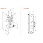 Kit Segurança Parma 1800/21 Fechadura+Tetra Em Inox - Stam