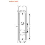 Fechadura Parma (Tetra) 1800/21 Acetinado - Stam