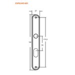 Fechadura Auma 601/03 Em Inox - Stam