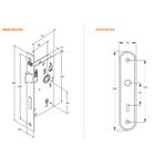 Fechadura Carpi Interior 814/11 Em Inox - Stam