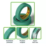 Fita Crepe Média 24mm x 50m Verde - ADERE