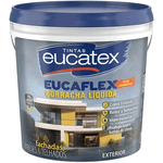 Tinta Eucatex Borracha liquida 4kg Eucaflex - Escolha a cor