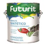 Esmalte Sintético Fosco Preto 3,6L - Futurit