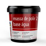 Massa de Polir N°2 1kg Base Água - MAXI RUBBER