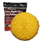 Boina de Lã Super Macia Dupla Face Amarela 8" - 3M