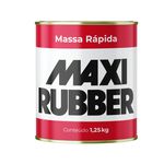 Massa Rápida Cinza 1,25kg - MAXI RUBBER