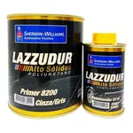 KIT Primer Poliuretano Cinza 8200 800ml + Endurecedor 8110 100ml - LAZZURIL SHERWIN WILLIAMS