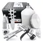 Pistola 1,3mm X-Light HTE Estojo + Acessórios - WALCON