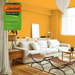 Tinta Acrílica Fosco Amarelo Ouro 18L Rende & Cobre Muito - SUVINIL