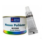 Massa Poliéster - M3500 750g - Kit com Catalisador Lazzuril