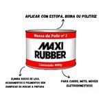  Massa de Polir N2 490gr - MAXI RUBBER