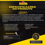 KIT Primer PU 811 HS 800ml + Endurecedor 100ml - MAXI RUBBER
