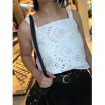 Top Cropped Sarja Off White