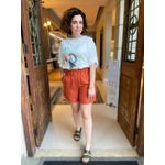 Blusa de Malha Viscose Bordado