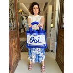 Bolsa Oui Tricot Azul Mirtilo