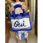 Bolsa Oui Tricot Azul Mirtilo