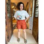 Short Linho Clochard Passante Cerâmica