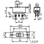 Chave HH 110/220V Pequena 6T Sem Rosca