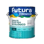 ESMALTE BRILHANTE BRANCO BASE AGUA 3,6L FUTURA