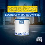 WEG TINTA W-VIARIA CVP 605 BASE CLEAR 3,06L
