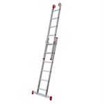 ESCADA EXTENSIVA ALUMINIO 6X2 DEGRAUS BOTAFOGO ESC0615