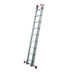 ESCADA EXTENSIVA ALUMINIO 9X2 DEGRAUS BOTAFOGO ESC0618