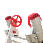 ESCADA EXTENSIVA ALUMINIO 15X2 DEGRAUS BOTAFOGO ESC0624