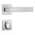 Fechadura Inox Escovado 4200 Fortinox Roseta Quadrada Interna Stam