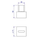 Acabamento De Registro 1.1/4" e 1.1/2" 4900 Link Cromado Deca