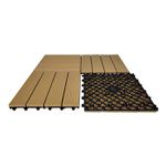 Mini Deck PP 30x30x2 cm Frisado Cumaru Massol