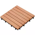 Mini Deck Eucalipto Milão 30x30 cm Stain Jatoba Massol