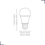 LAMPADA LED BULBO 12W 6500K-ELGIN