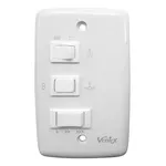 VENTILADOR DE TETO VALEN COM LED 6000K COM 3 PAS PRETO 127V VENTEX