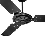 VENTILADOR DE TETO COMERCIAL SEM LAMPADA PRETO 127V
