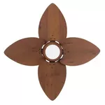 VENTILADOR DE TETO COM CONTROLE REMOTO E PAINEL LED 4000K JERI EMBUIA 127V VENTEX