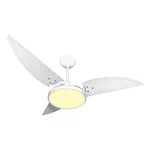 VENTILADOR DE TETO MARAGOGI COM LED 3000K BRANCO 127V VENTEX