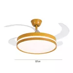 VENTIL SPOTLINE ISIS BRANCO 500MM 1070MM 30W CONTROLE REMOTO