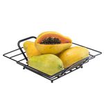 Fruteira De Mesa Quadrada Black Arthi