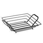 Fruteira De Mesa Quadrada Black Arthi