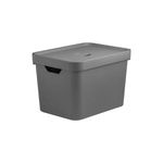 Caixa Organizadora Cube M 18 Litros Com Tampa Martiplast