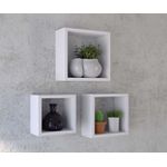 Nicho Prat-K Decorare Branco Kit 3 Peças