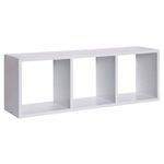 Nicho Branco em MDF 80cmx28x20 Prat-K