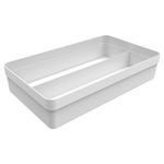 Organizador de Gavetas 2 Seções Logic OL 1100 Branco Martiplast